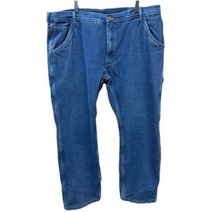 KEY Carpenter Jeans Fleece Insulated Size 42x32‎ Workwear Jeans EUC